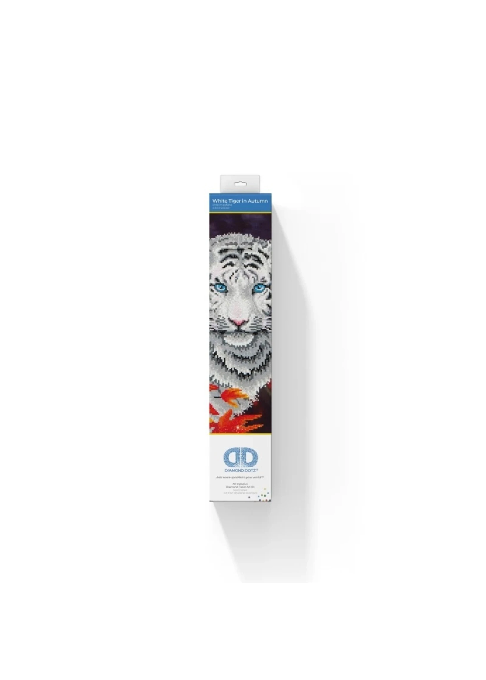 Diamond Dotz White Tiger In Autumn - Facet Art Kit - Image 2