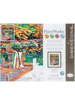 Dimensions Golden Pond - 11x14 - Paint By Number