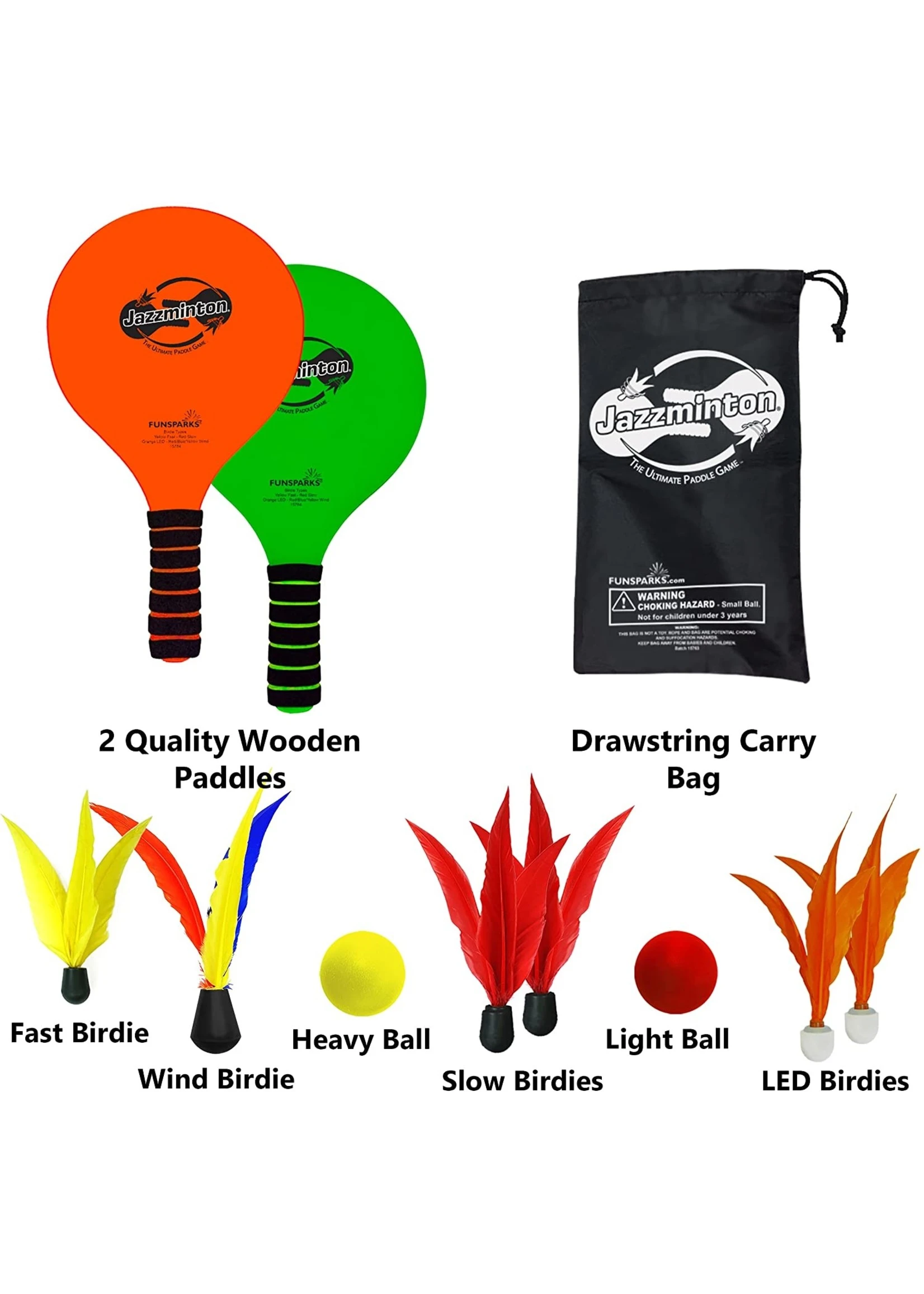 FUNSPARKS Jazzminton Deluxe Pro Pack - Image 2