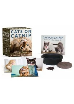 Hachette Book Group Cats On Catnip: A Grow Your Own Catnip Kit