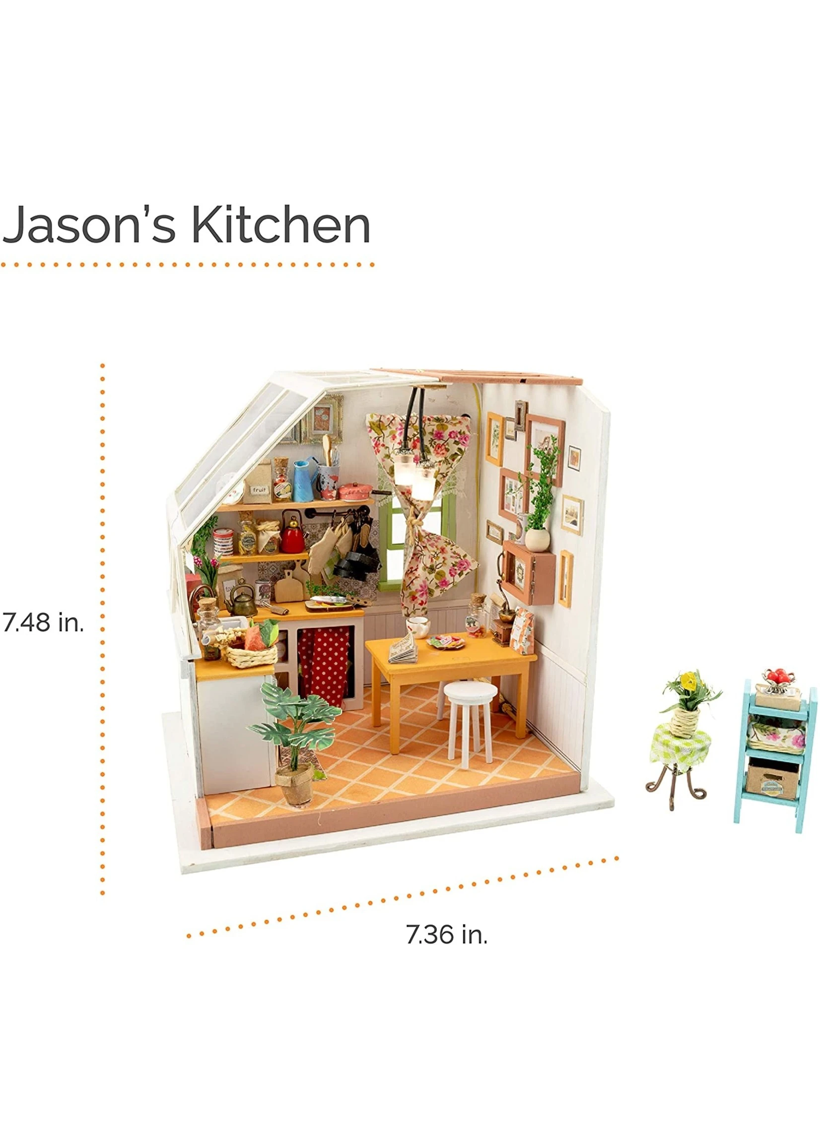 Hands Craft Jason's Kitchen DIY Miniature - Image 3