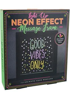 IScream Light Up Neon Effect Message Frame