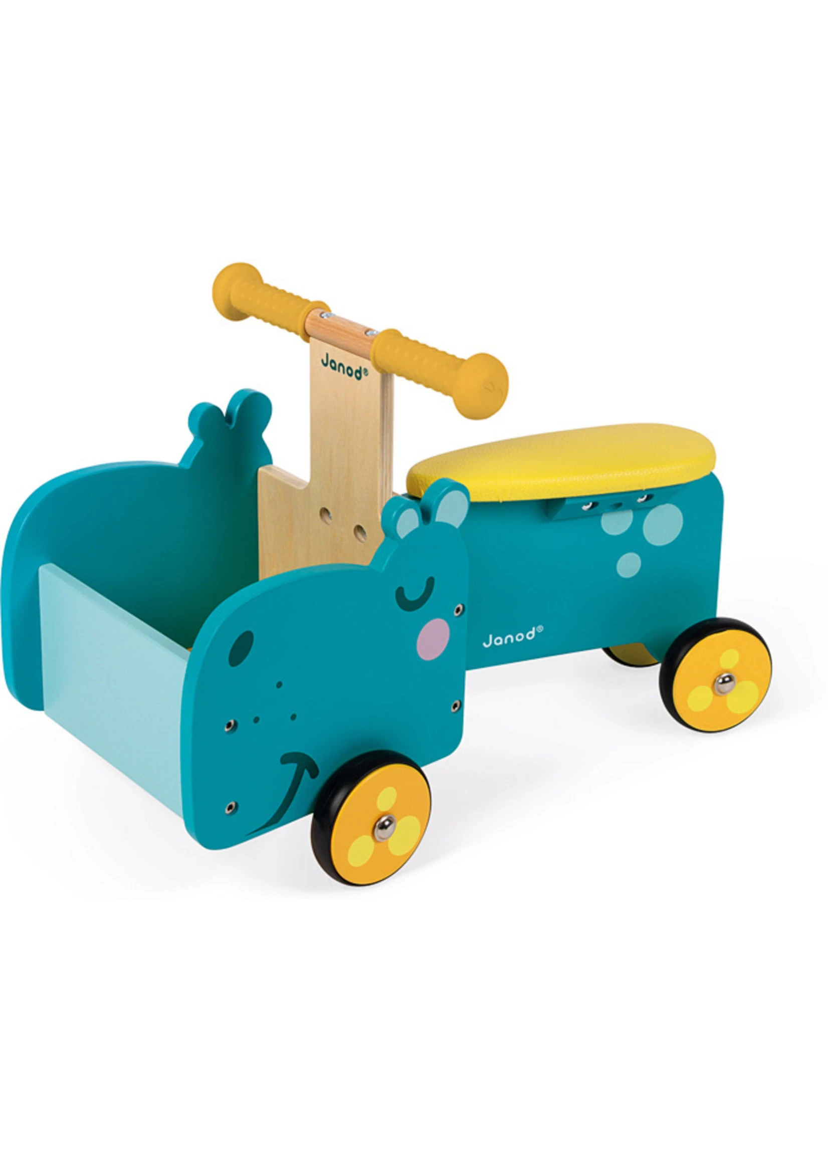 Janod Hippopotamus Ride-On - Image 3