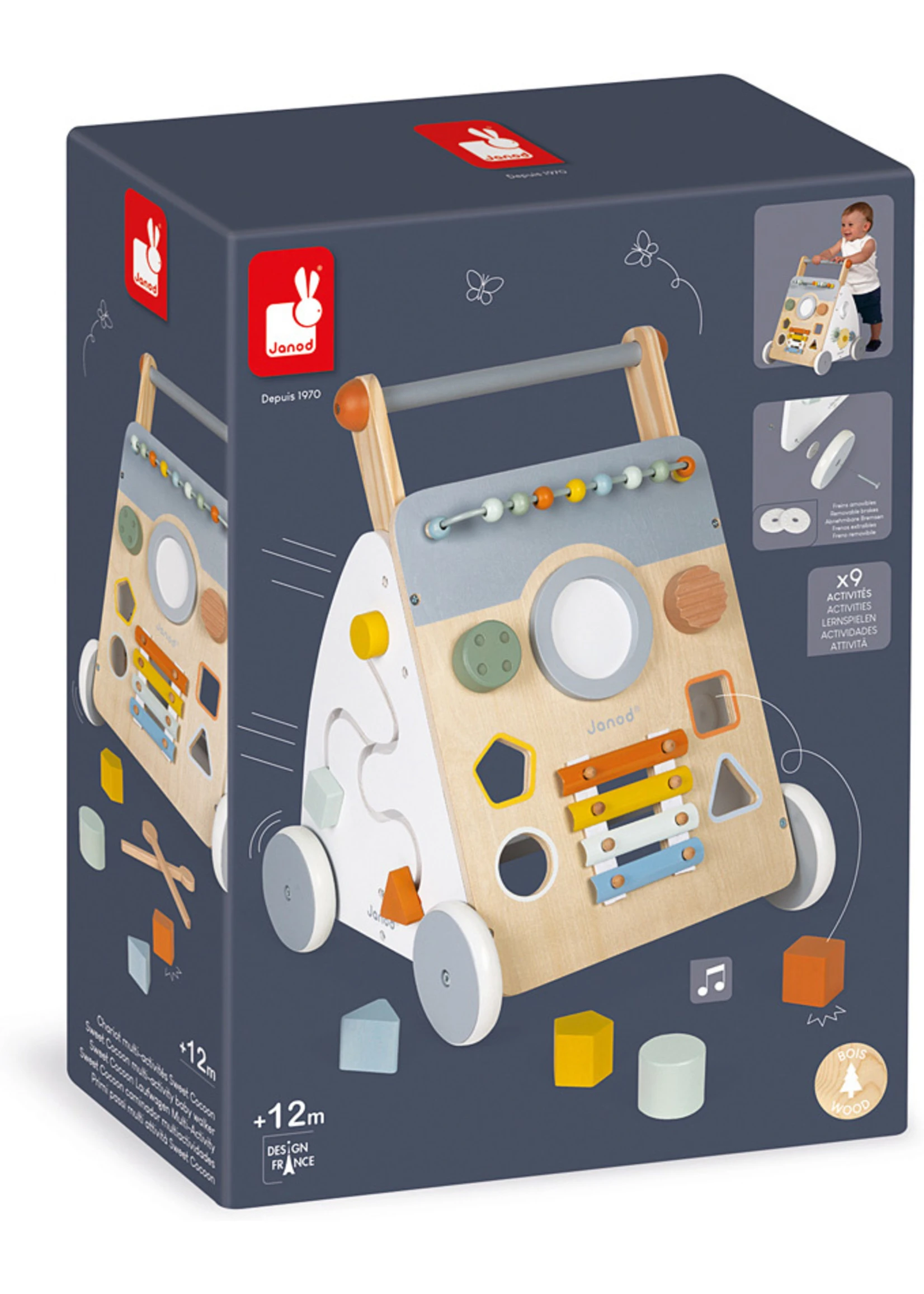 Janod Sweet Cocoon Multi-Activity Baby Walker