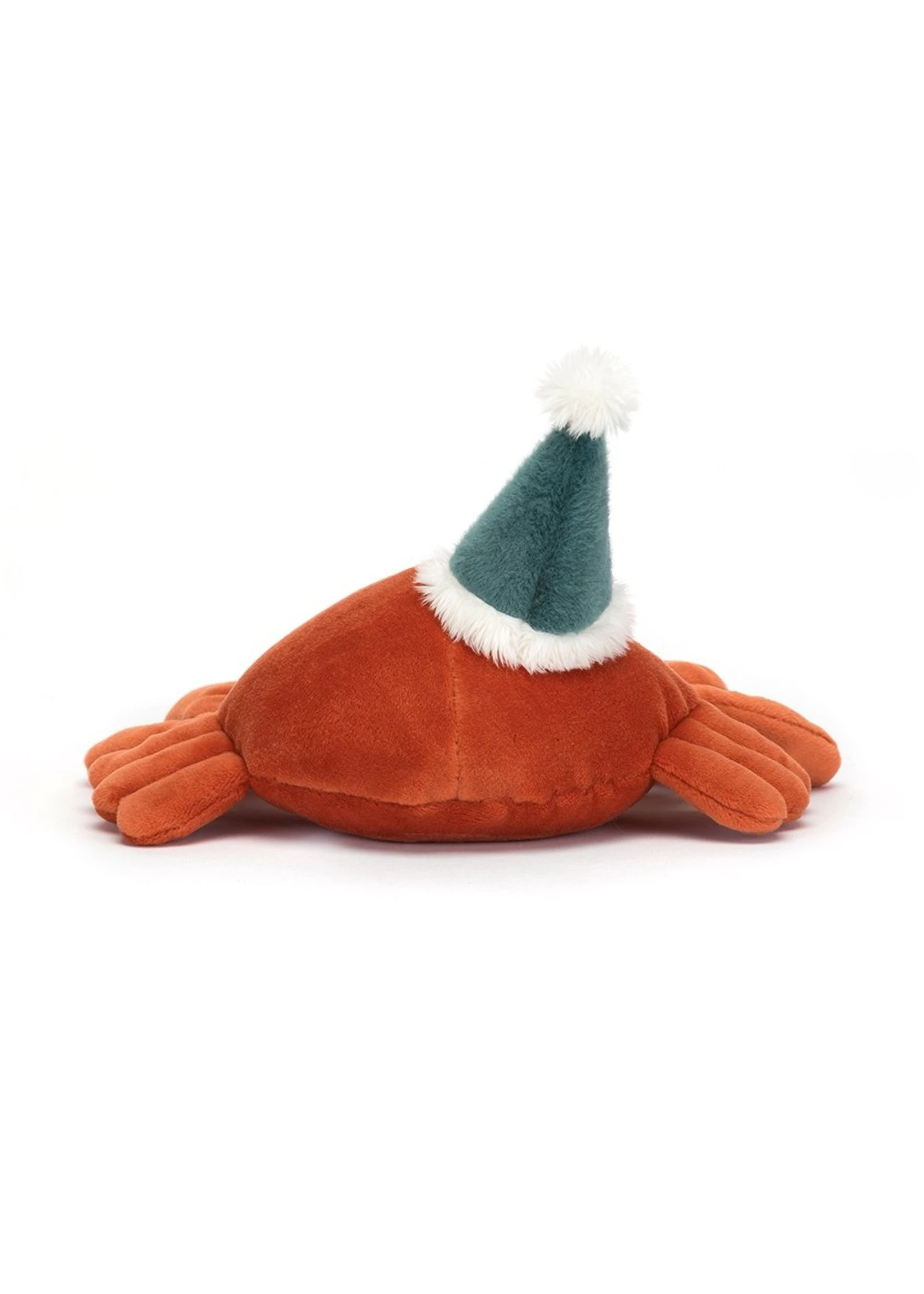 JELLYCAT Celebration Crustacean Crab (Green Hat) - Image 3