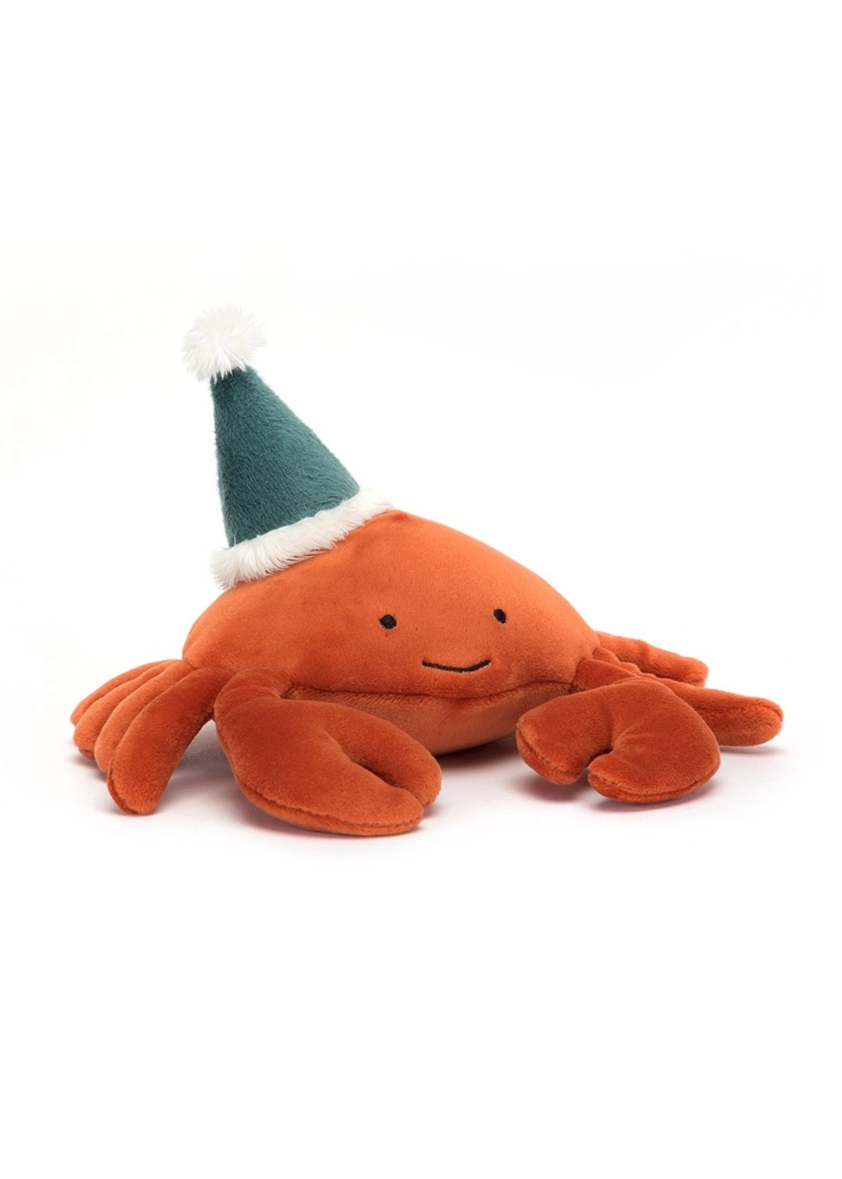 JELLYCAT Celebration Crustacean Crab (Green Hat)