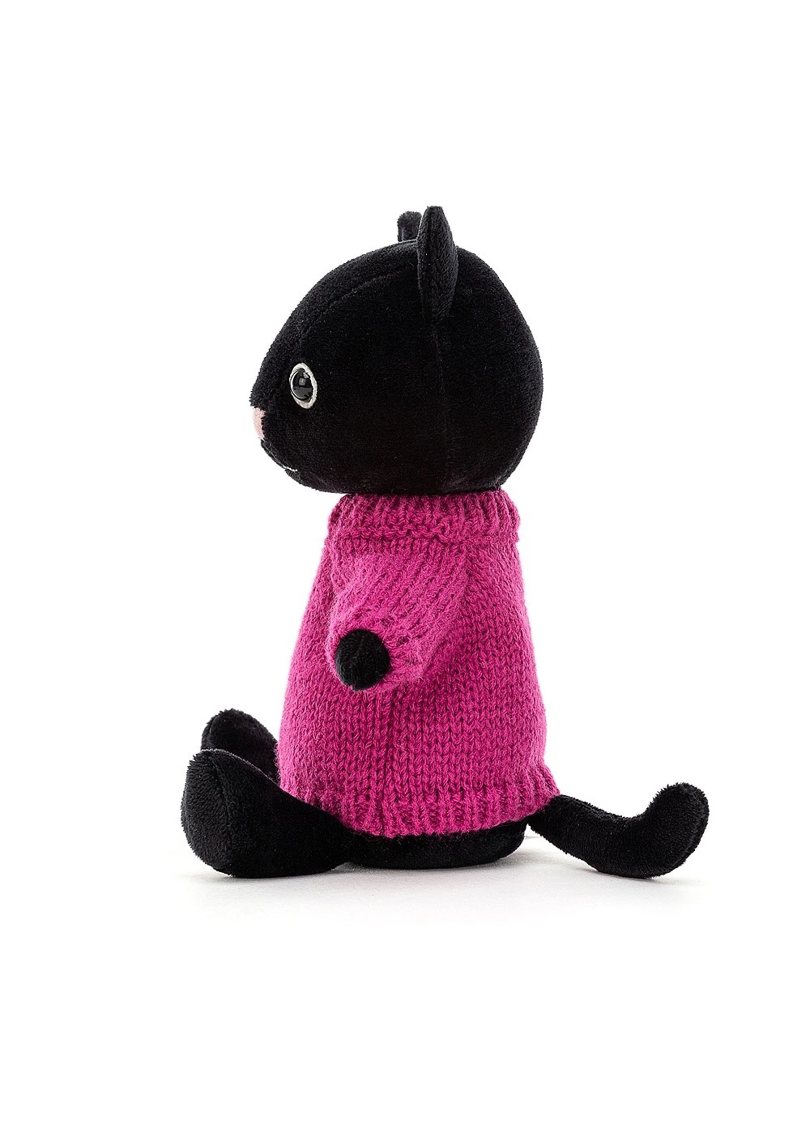 JELLYCAT Knitten Kitten Fuchsia - Image 3
