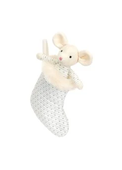 JELLYCAT Shimmer Stocking Mouse