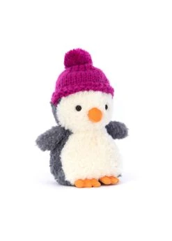JELLYCAT Wee Winter Penguin - Fuschia