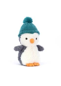 JELLYCAT Wee Winter Penguin - Teal