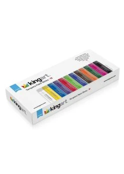 Kingart Tempera Paint Sticks - 12 Unique Colors