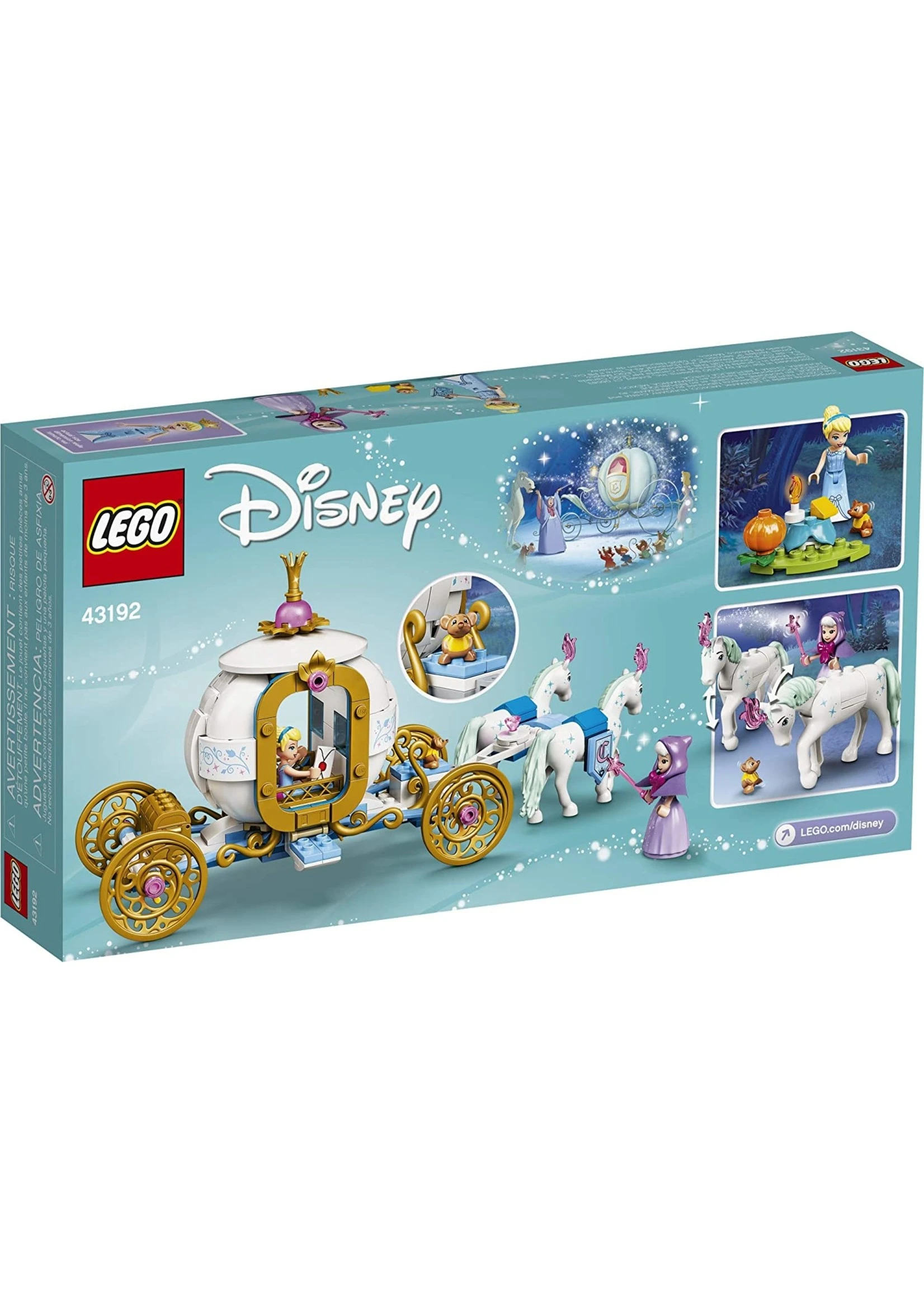 LEGO 43192 - Cinderella's Royal Carriage - Image 4