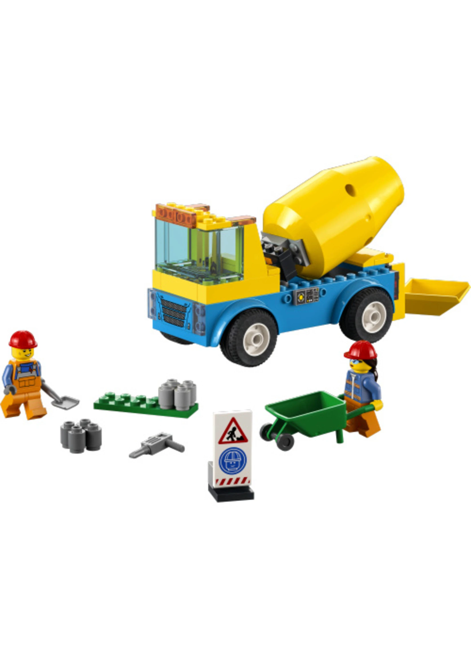 LEGO 60325 - Cement Mixer Truck - Image 3