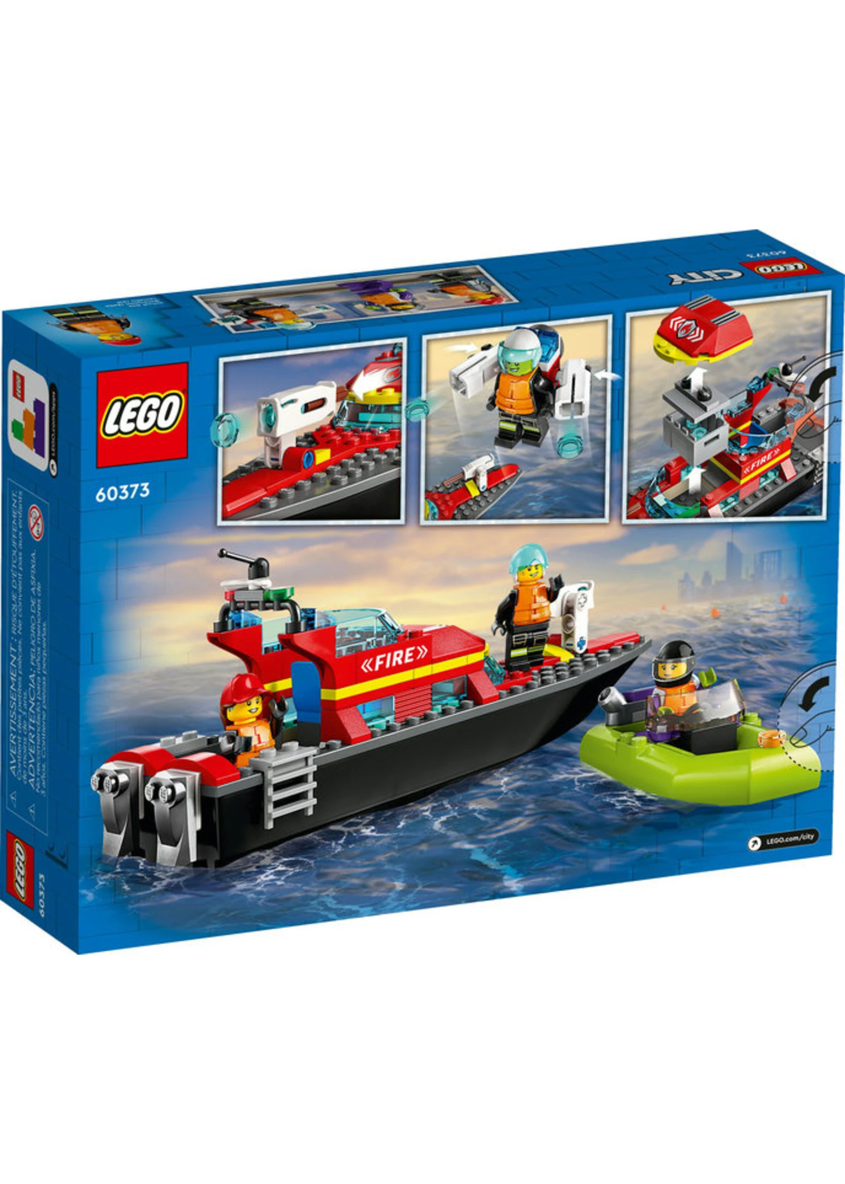 LEGO 60373 - Fire Rescue Boat - Image 2