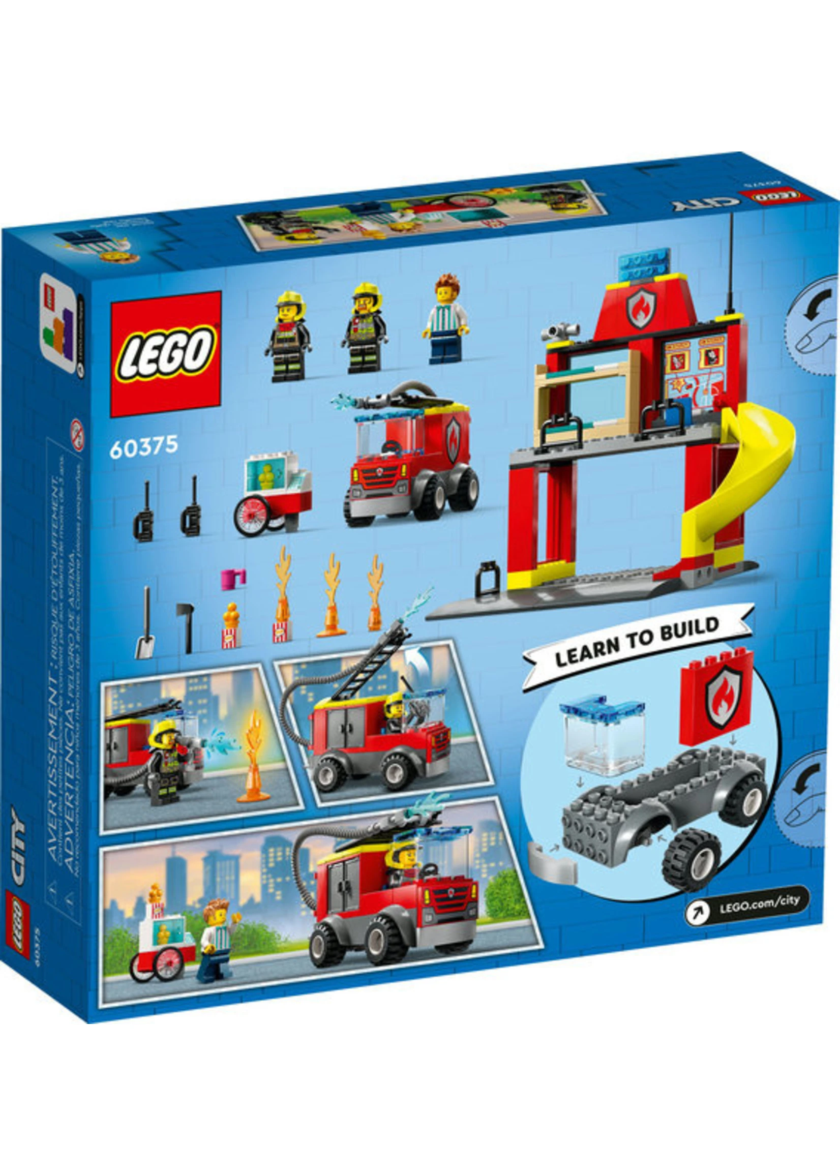 LEGO 60375 - Fire Station And Fire Truck - Image 2