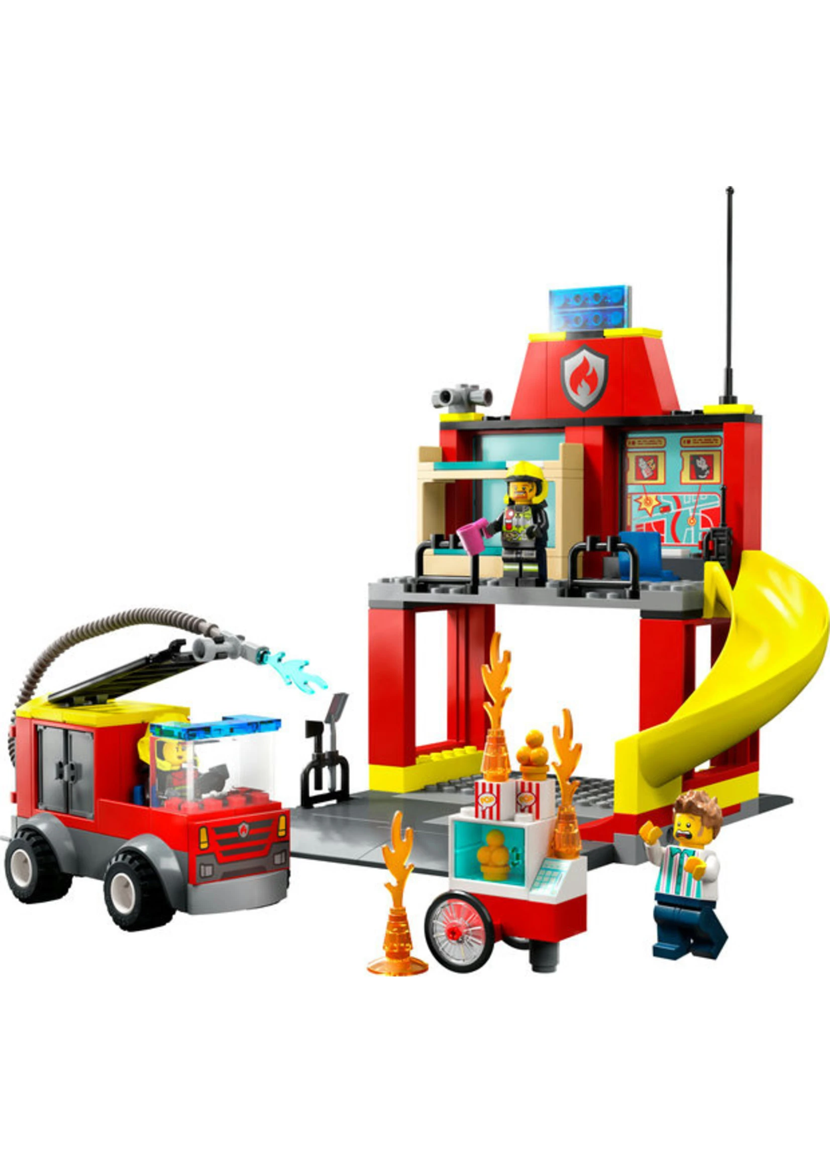 LEGO 60375 - Fire Station And Fire Truck - Image 3