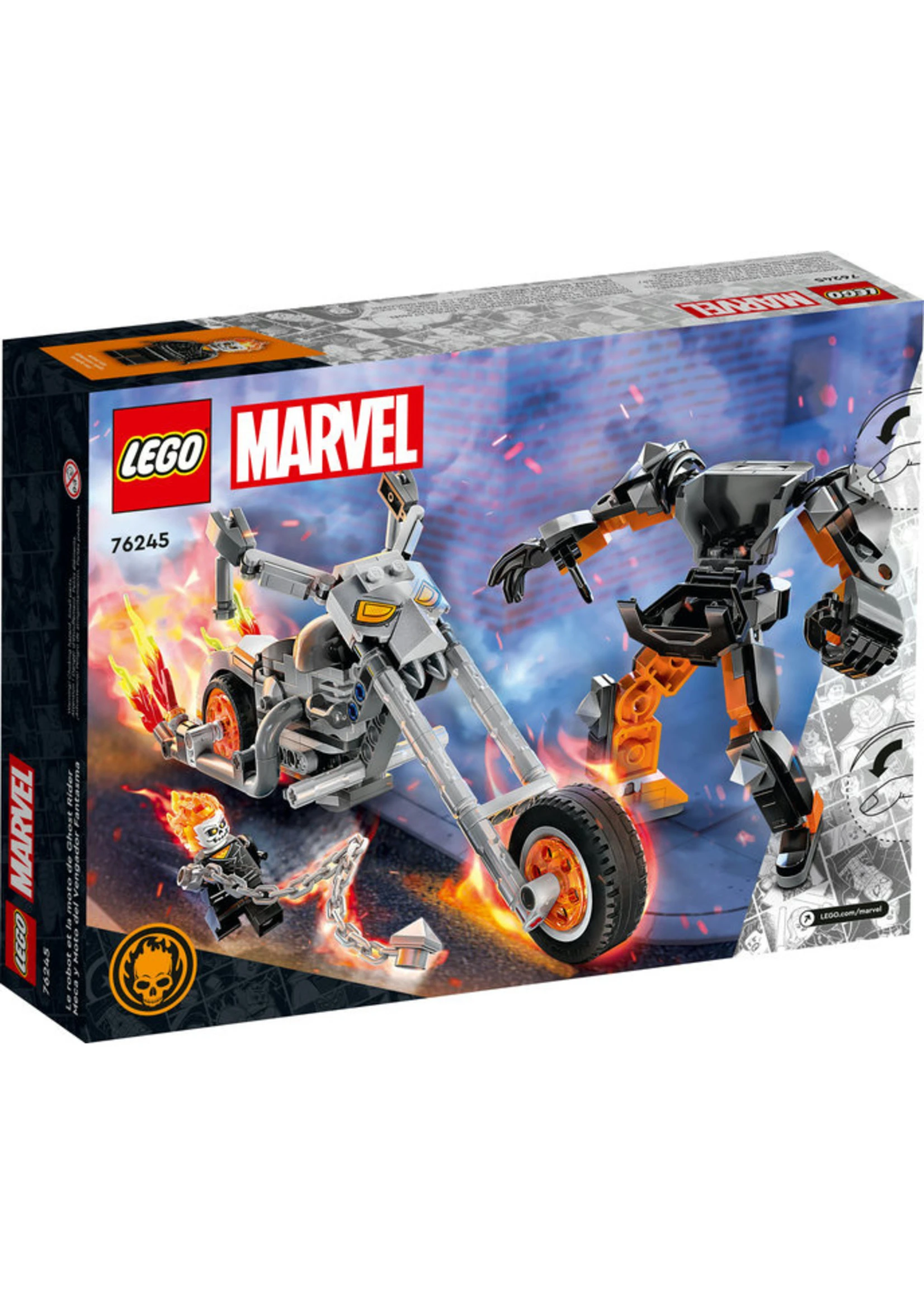 LEGO 76245 - Ghost Rider Mech & Bike - Image 2