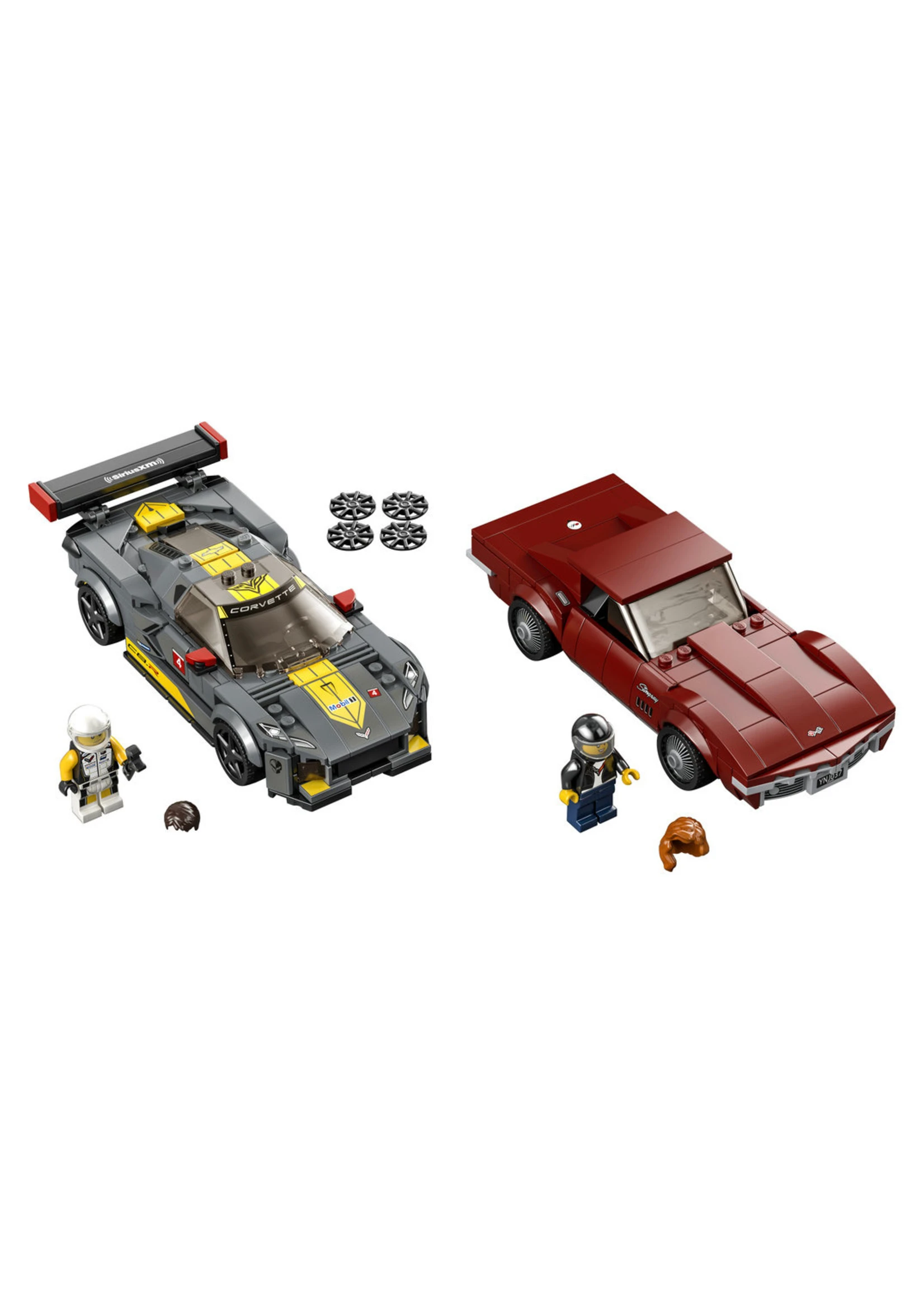 LEGO 76903 - Chevy Corvette C8.R Race Car And 1969 Corvette - Image 3