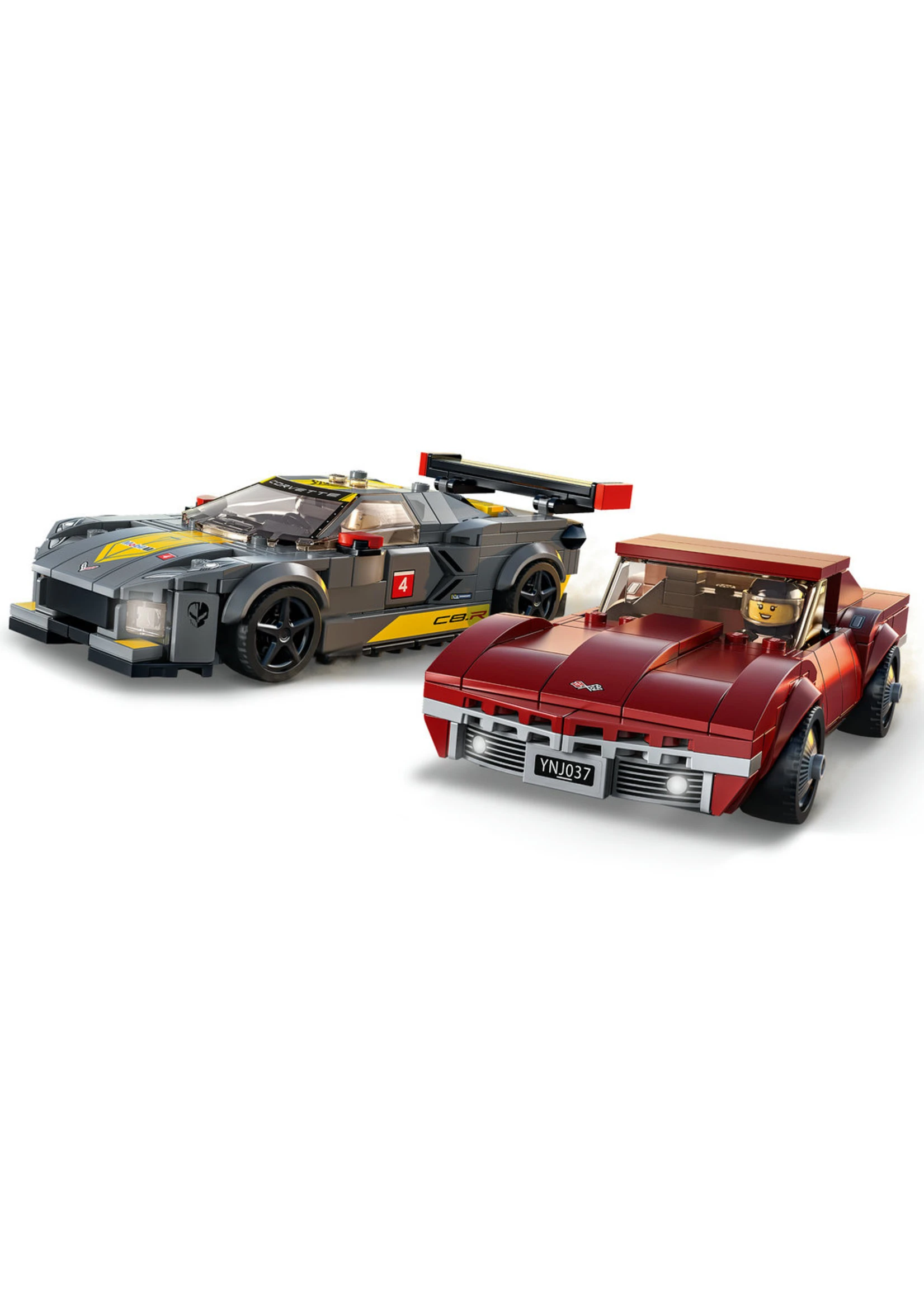 LEGO 76903 - Chevy Corvette C8.R Race Car And 1969 Corvette - Image 4