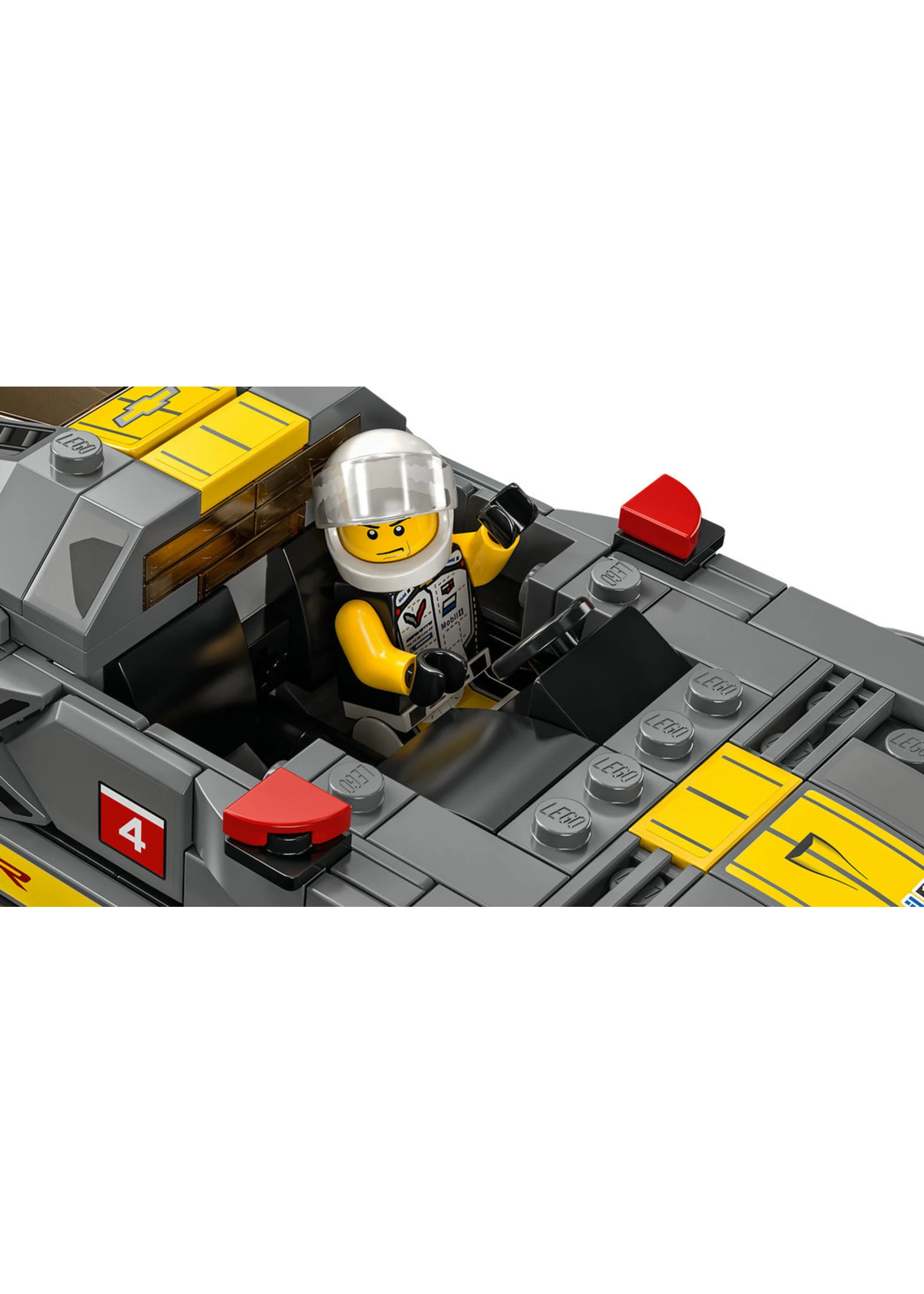 LEGO 76903 - Chevy Corvette C8.R Race Car And 1969 Corvette - Image 5