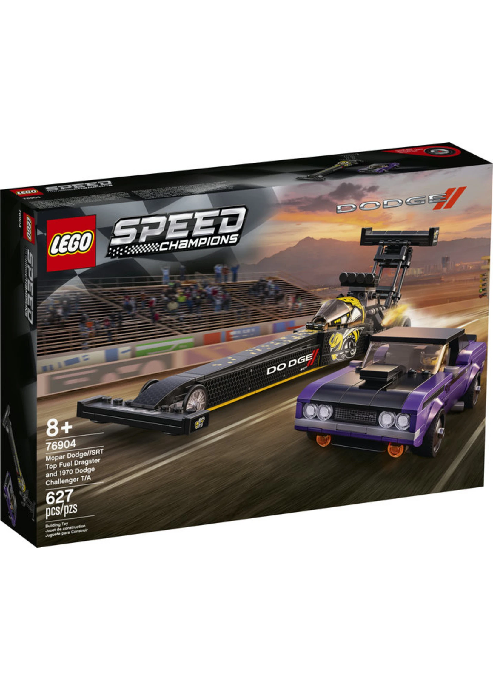 LEGO 76904 - Mopar Dodge Dragster And 1970 Challenger