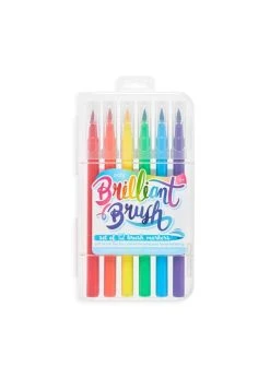 Ooly Brilliant Brush Markers - Set Of 12