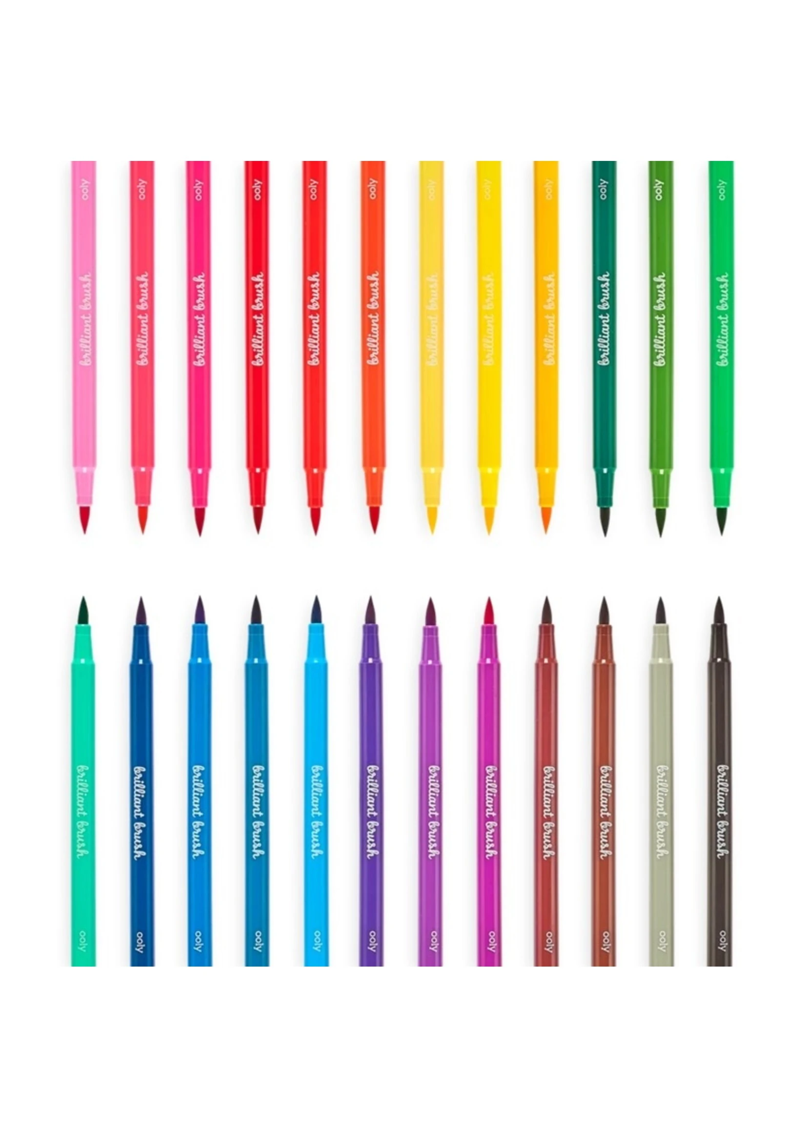 Ooly Brilliant Brush Markers - Set Of 24 - Image 2