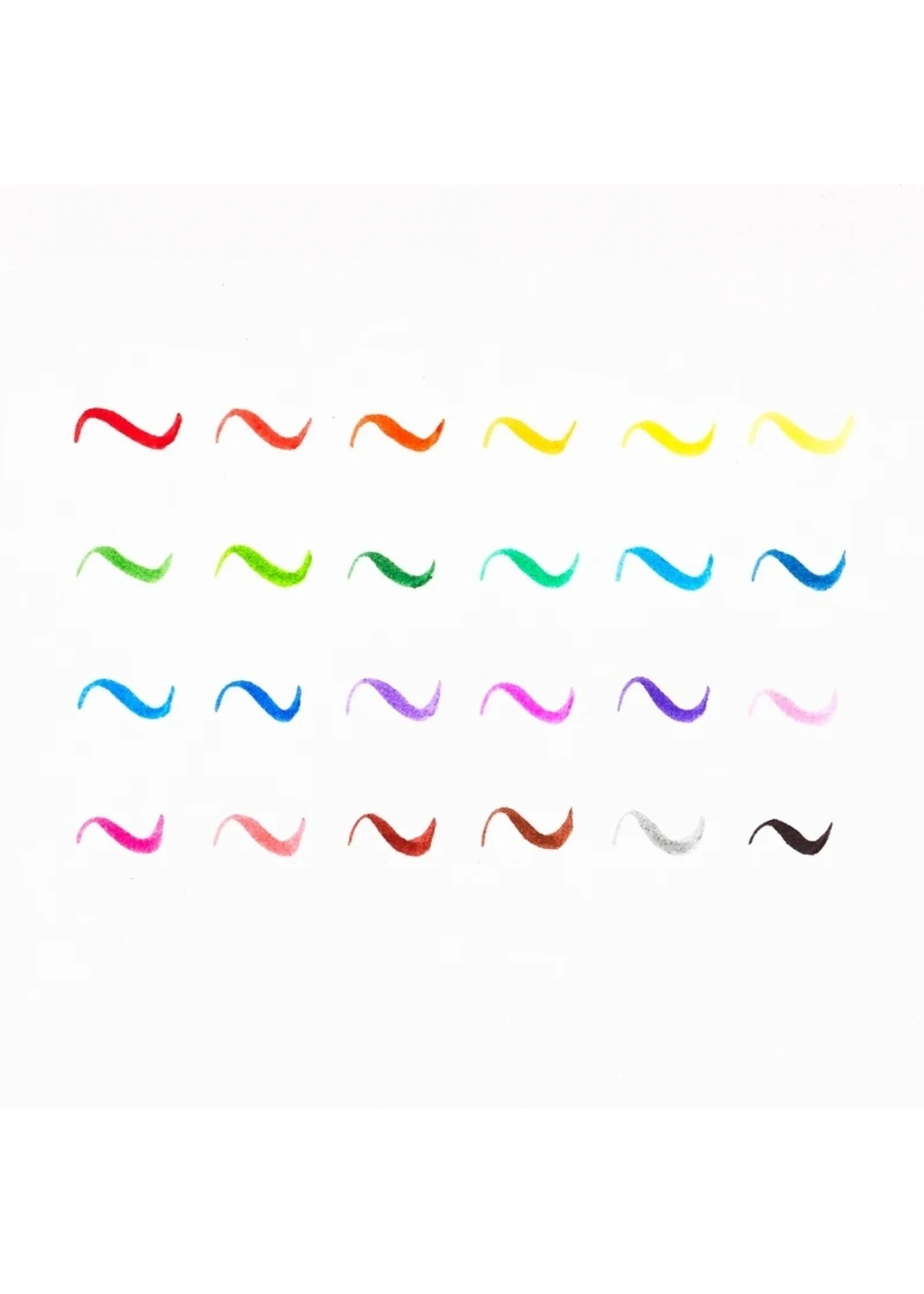 Ooly Brilliant Brush Markers - Set Of 24 - Image 3