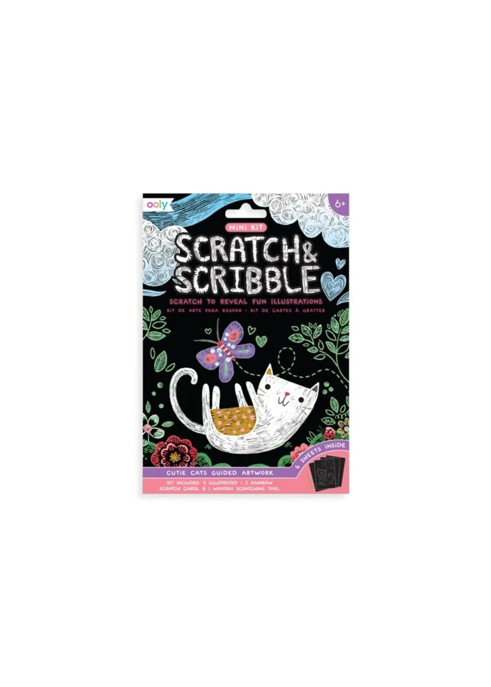 Ooly Mini Scratch & Scribble Cutie Cats