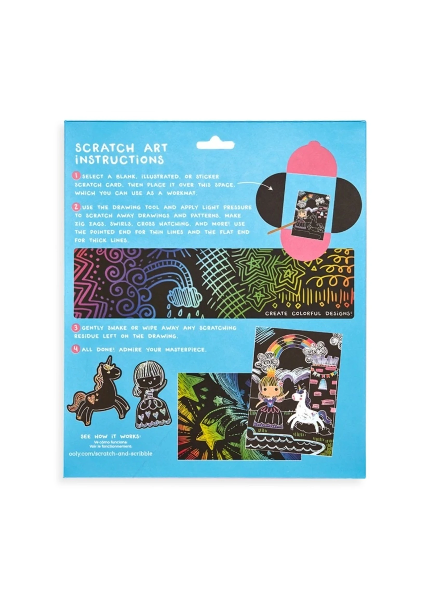 Ooly Scratch & Scribble Princess Garden - Image 3