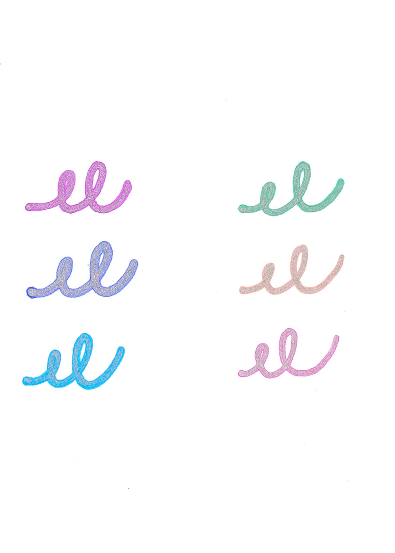 Ooly Silver Linings Outline Markers - Set Of 6 - Image 2