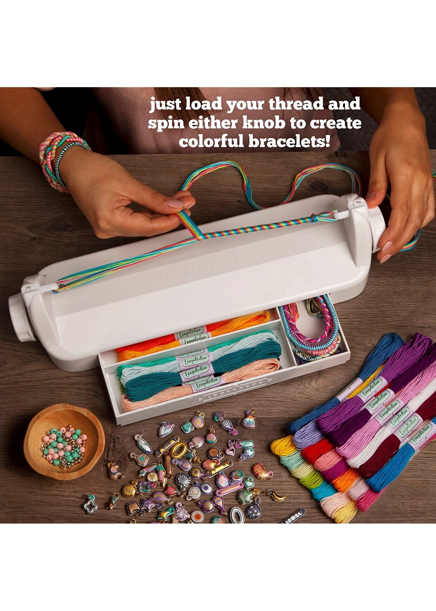 Play Monster Loopdedoo Bracelet Spinning Loom Kit - Deluxe - Image 2