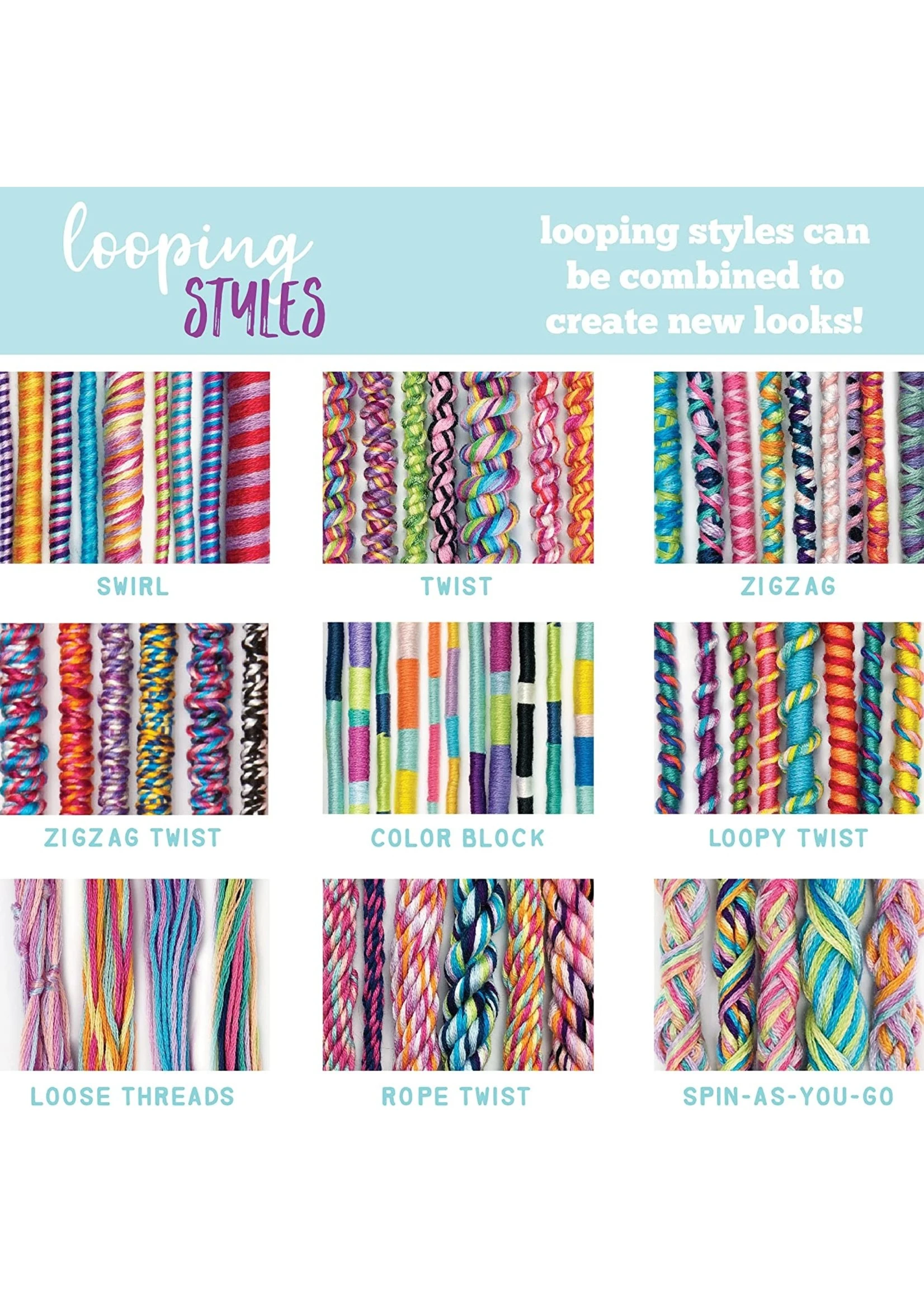 Play Monster Loopdedoo Bracelet Spinning Loom Kit - Deluxe - Image 5