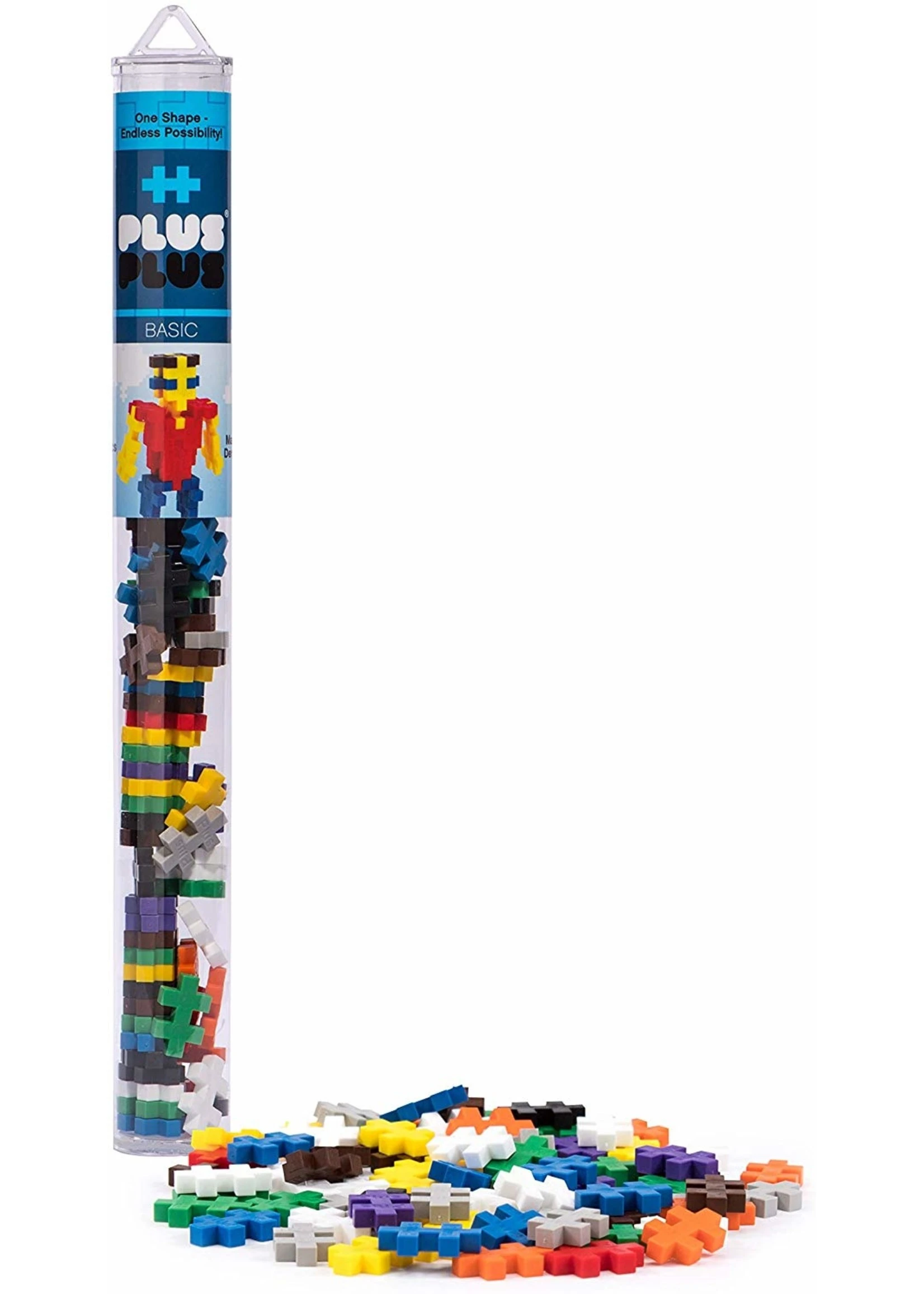 PLUS-PLUS 70pc Tube Basic Mix