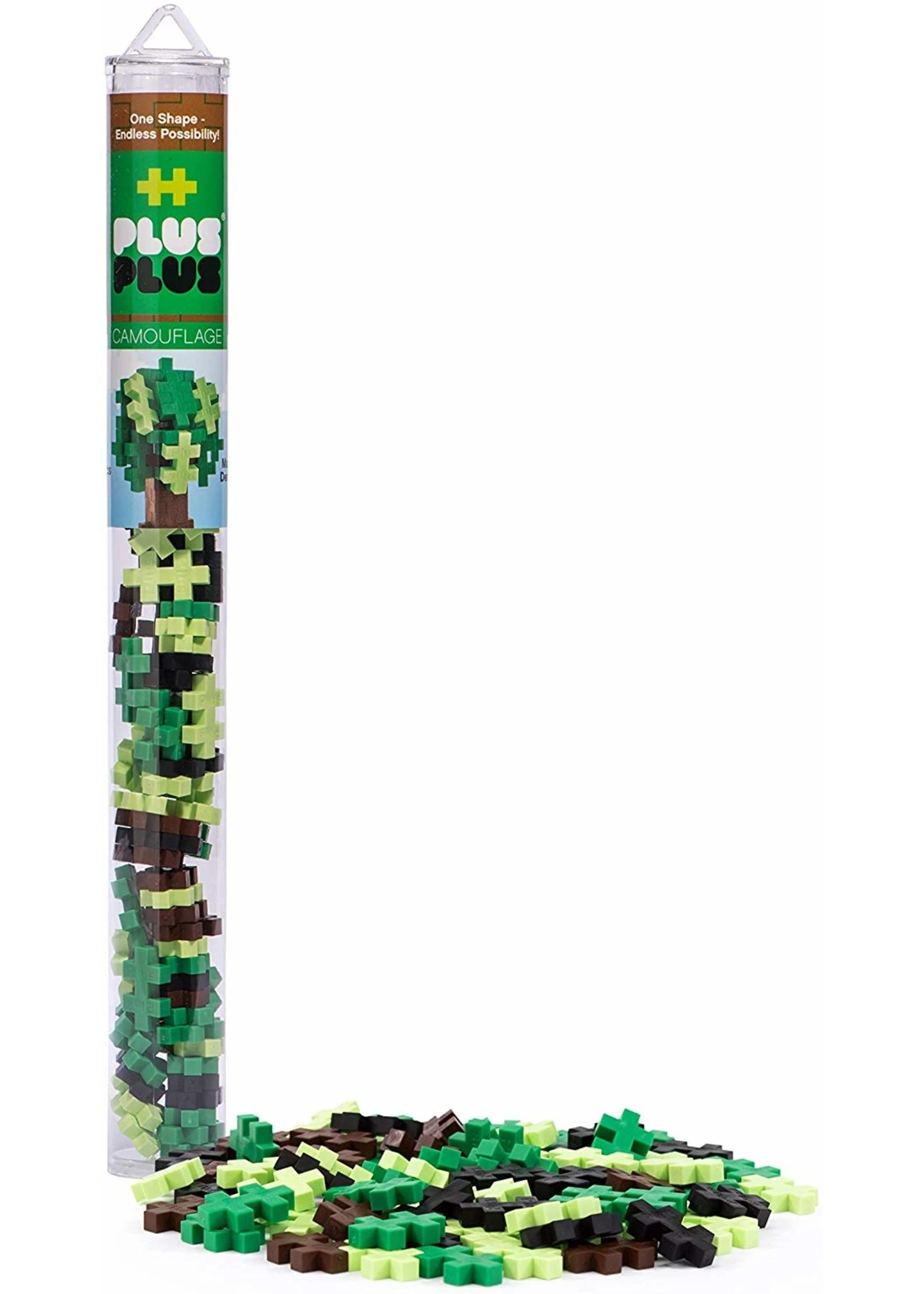 PLUS-PLUS 70pc Tube Camouflage Mix