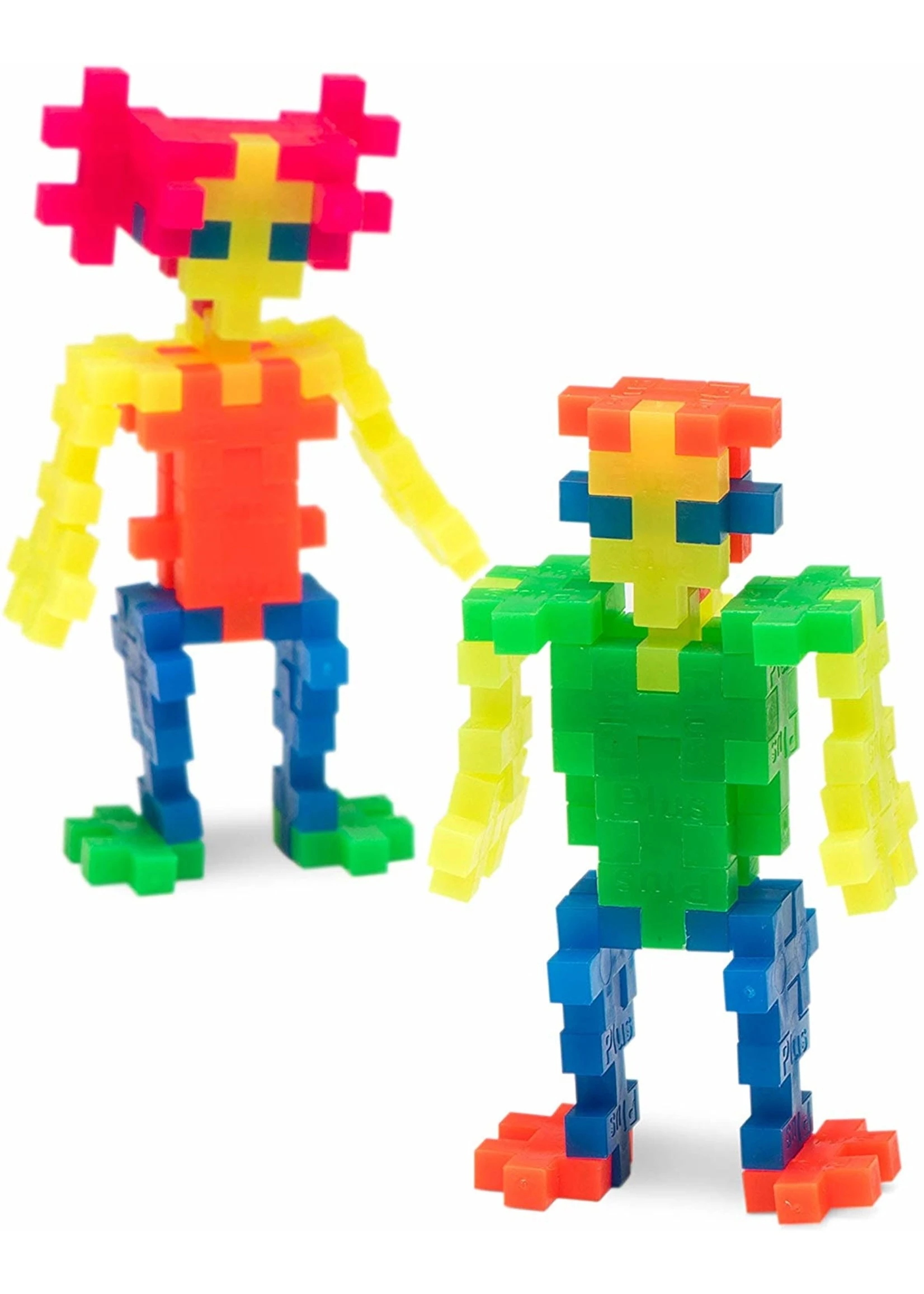 PLUS-PLUS 70pc Tube Neon Mix - Image 2