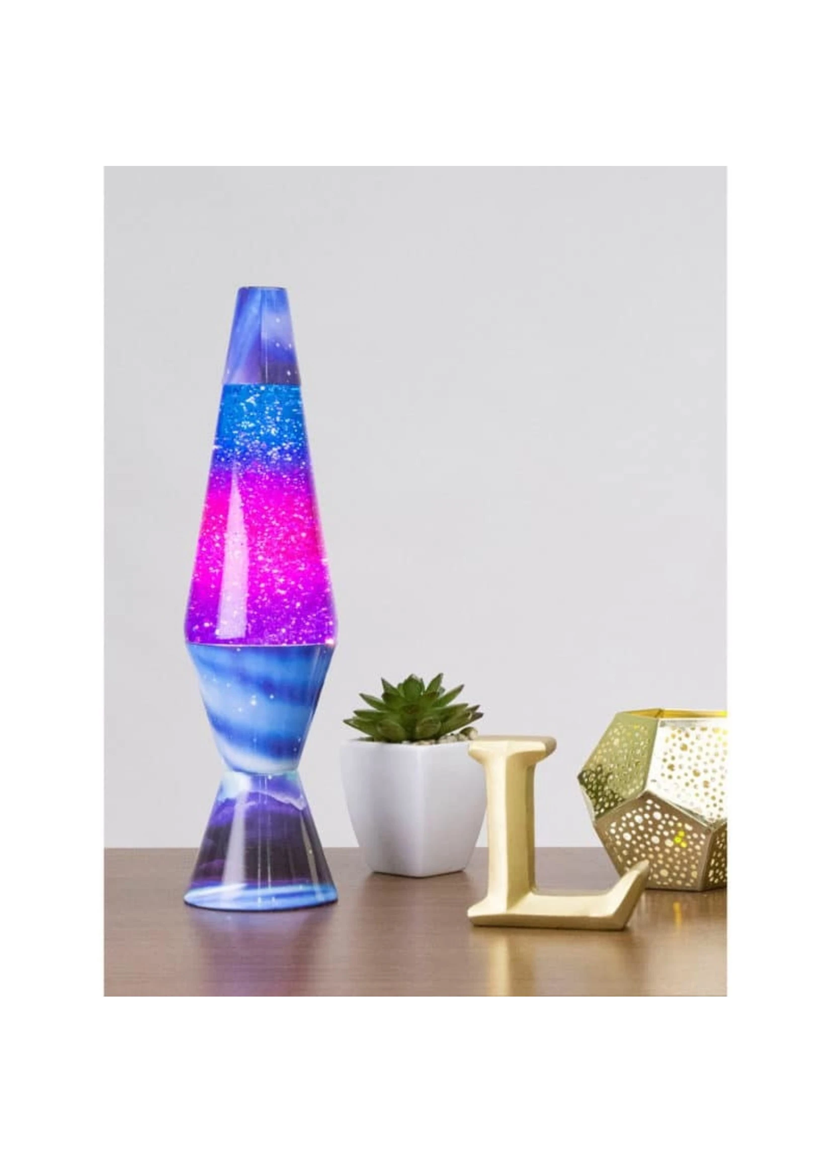 SCHYLLING 14.5'' Lava Lamp - Colormax Northern Lights Glitter - Image 2