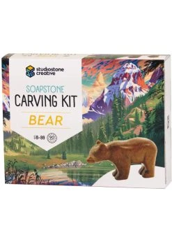 Studiostone Creative Pstone Carving Kit - Bear