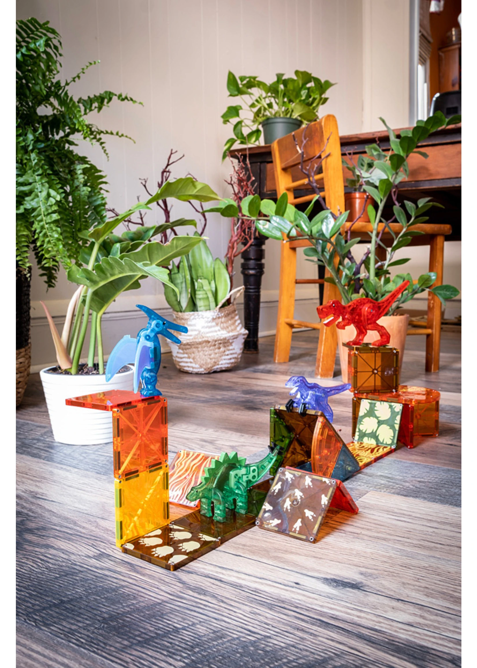Valtech Magna-TilesĀ® Dino World 40-Piece Set - Image 2