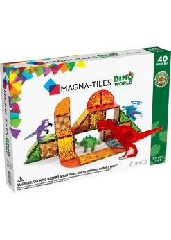 Valtech Magna-TilesĀ® Dino World 40-Piece Set