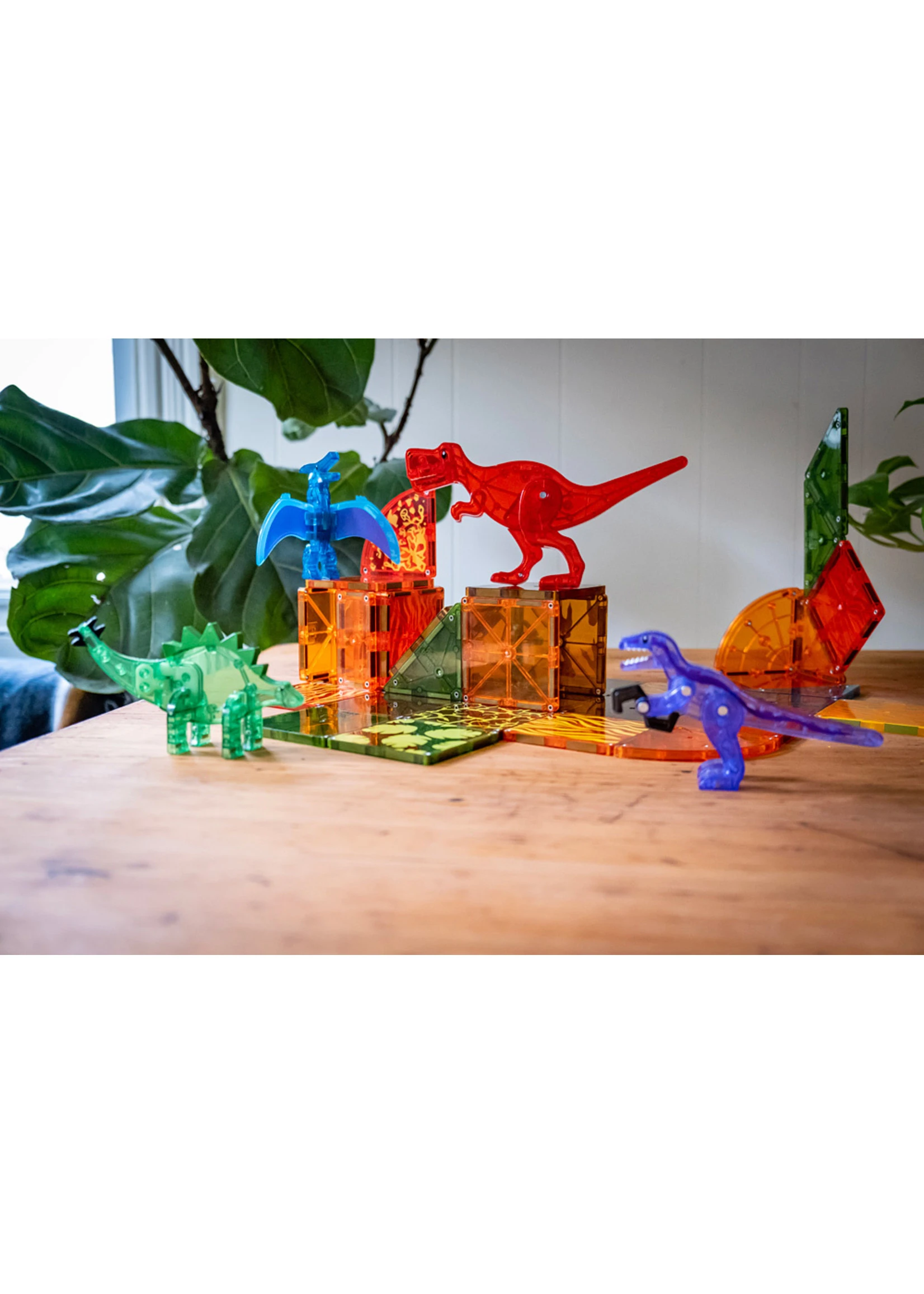 Valtech Magna-TilesĀ® Dino World 40-Piece Set - Image 5