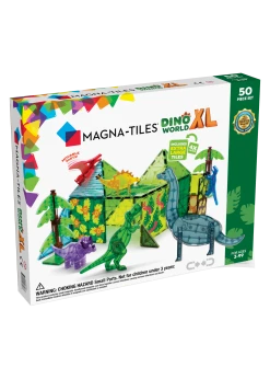 Valtech Magna-TilesĀ® Dino World XL 50-Piece Set