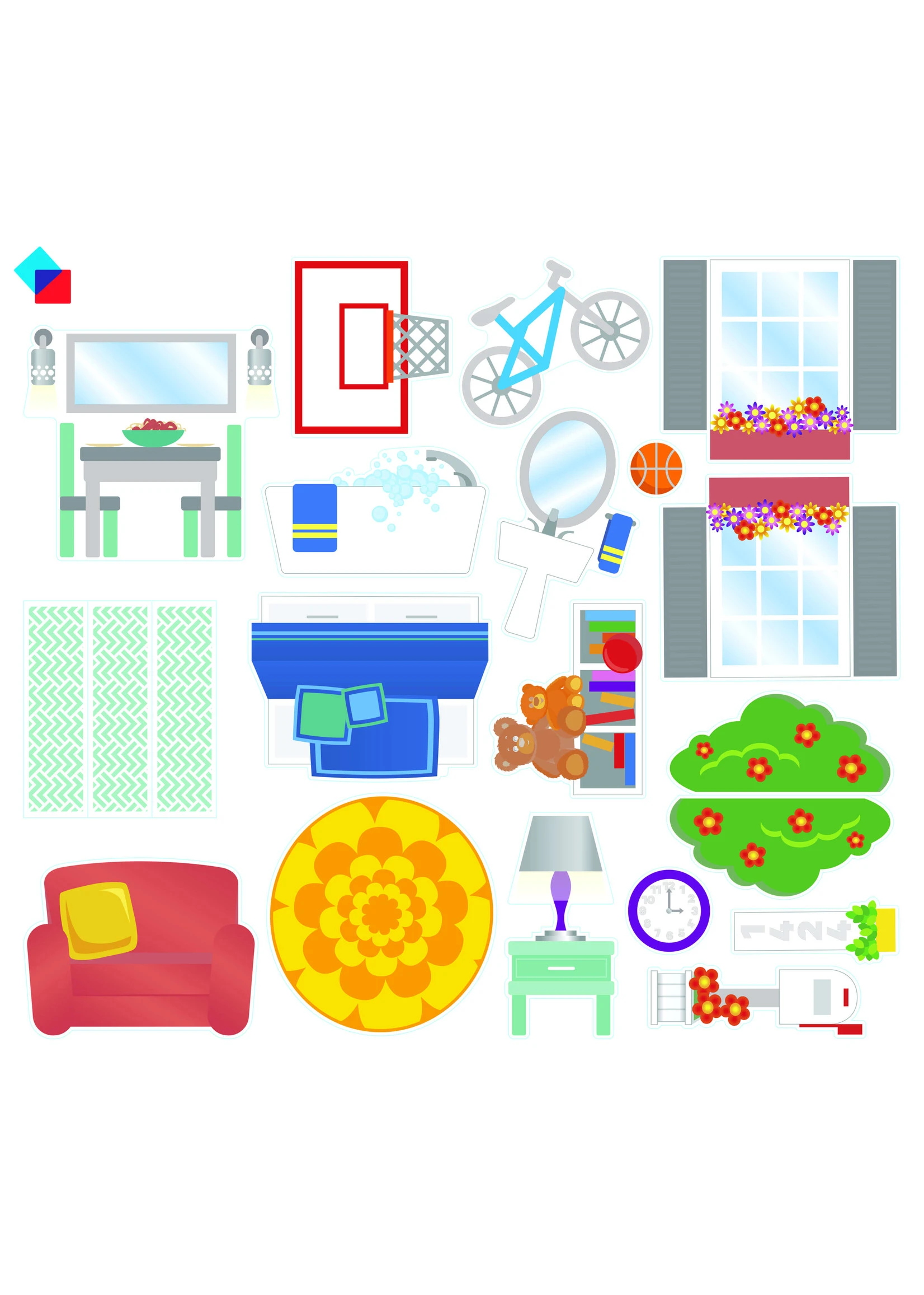 Valtech Magna-TilesĀ® House 28-Piece Set - Image 6