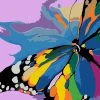 Wise Elk Artwille - Bright Butterfly DIY Paint By Numbers