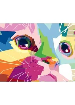 Wise Elk Artwille - Cute Cat DIY Paint By Numbers