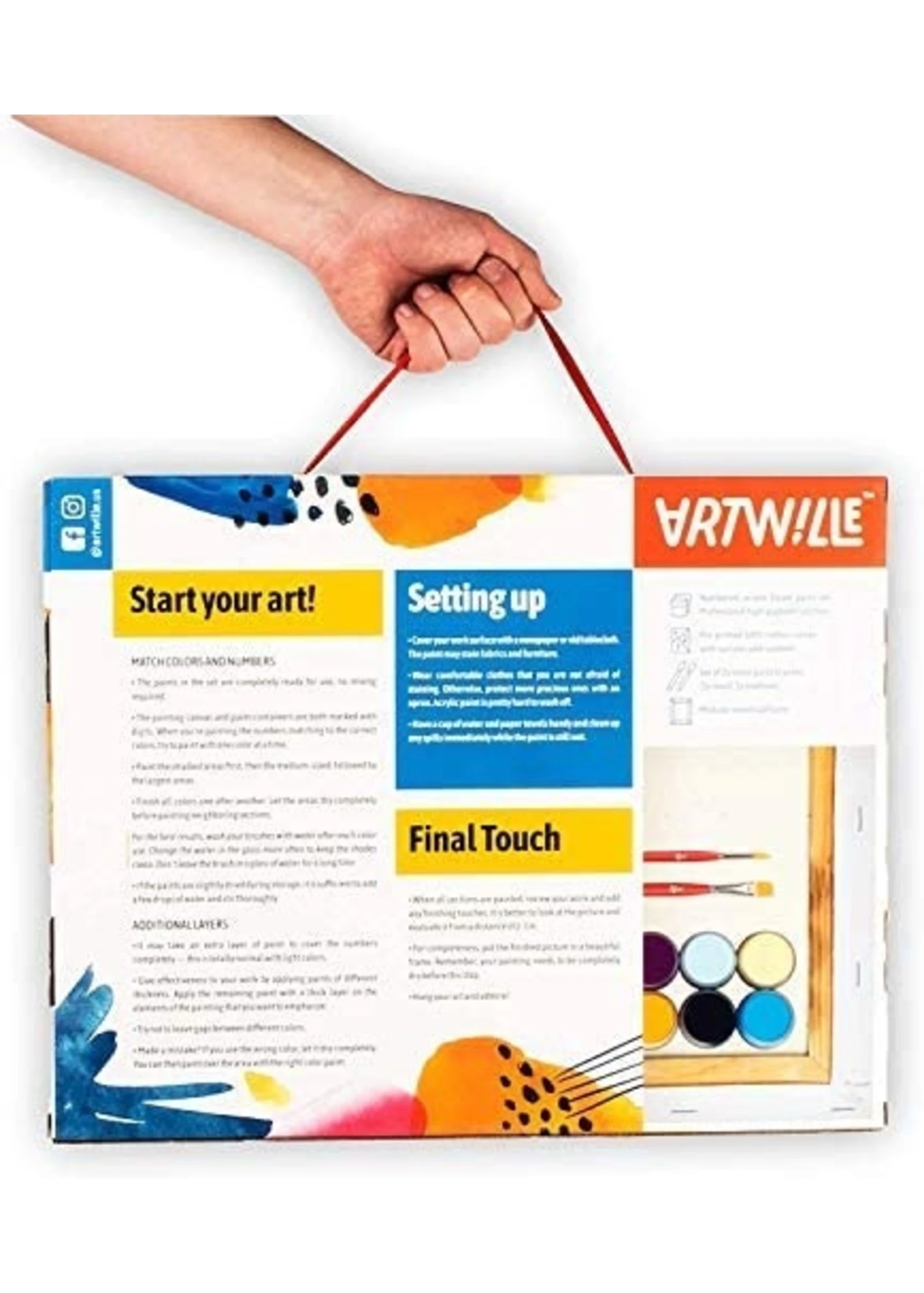 Wise Elk Artwille - Energy (Black Stallion) DIY Paint By Numbers - Image 3