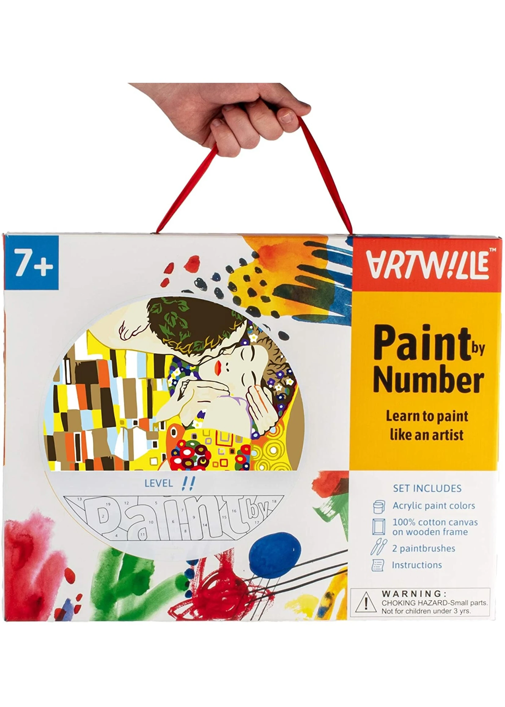 Wise Elk Artwille - Kiss (Modern) DIY Paint By Numbers - Image 2