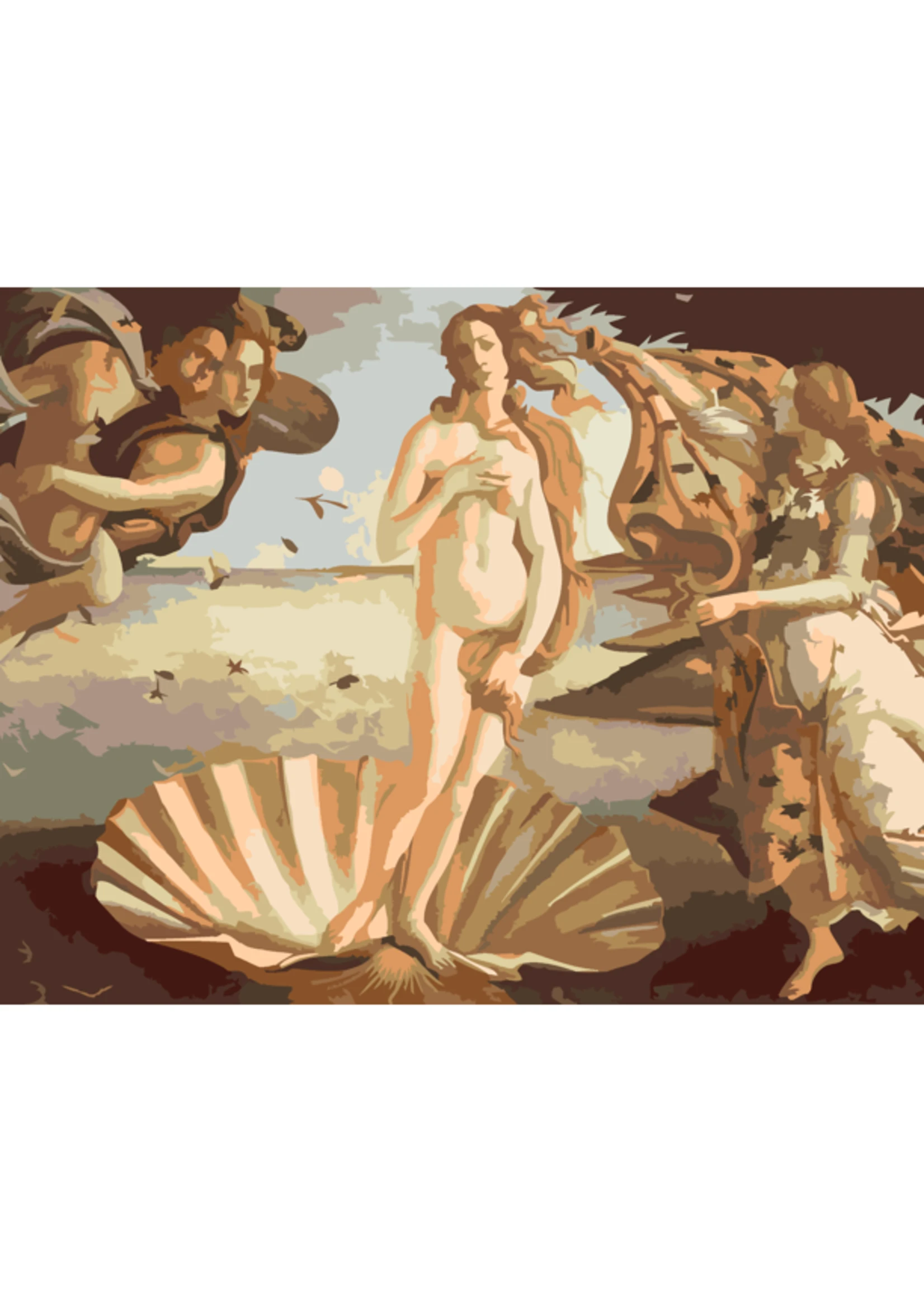 Wise Elk Artwille - Masterpieces (Nude Female Statue) DIY Paint By Numbers