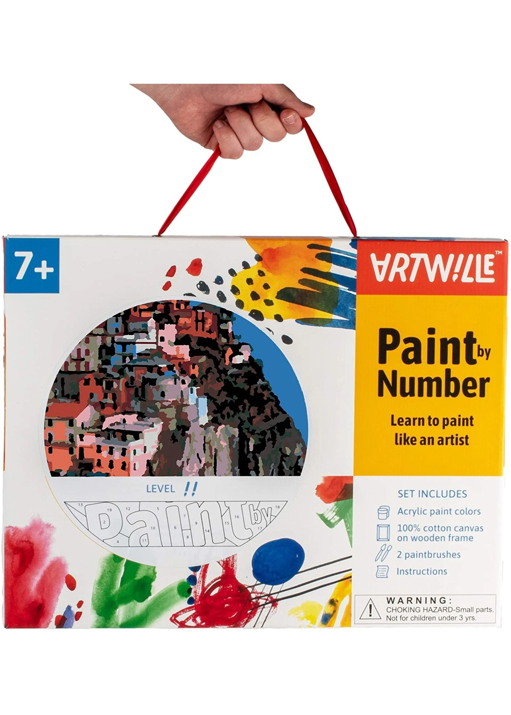 Wise Elk Artwille - Monarola, Italy DIY Paint By Numbers - Image 2