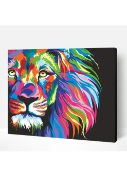 Wise Elk Artwille - Neon Lion DIY Paint By Numbers